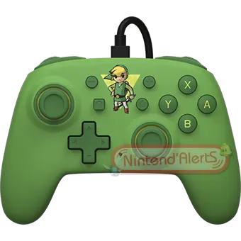 Manette Filaire : Zelda Link pour Nintendo Switch