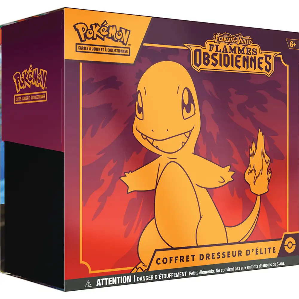 Pack Portfolio + booster Pokémon - Ecarlate et Violet : Flammes Obsidiennes  - EV03 - 1 modèle aléatoire - Cartes à Collectionner