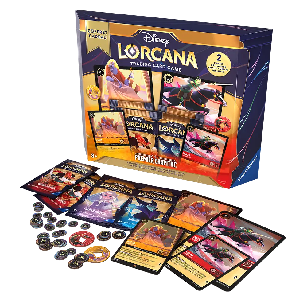 Cartes Disney Lorcana Coffret Chapitre 1 à 29,99€