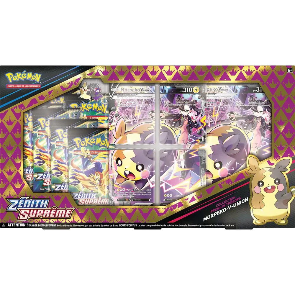 Coffret Cartes Pokémon EB12 Premium Zénith Suprême Morpeko-V-UNION à 57,90€