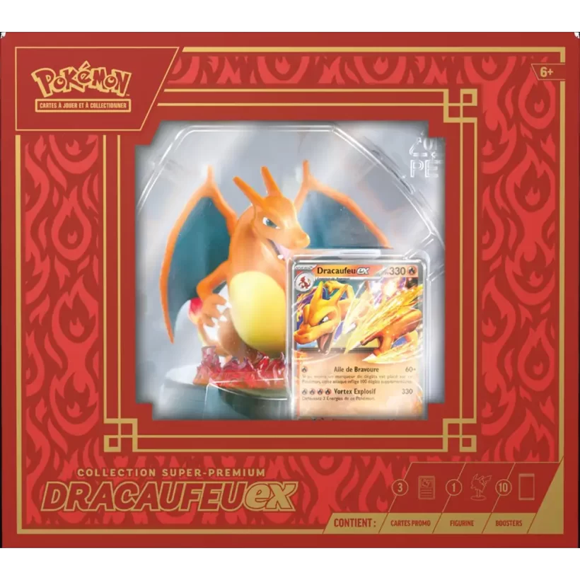 Coffret Cartes Pokémon - Dracaufeu ex Super-Premium Collection