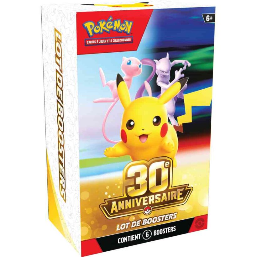 JCC Pokémon : Bundle 6 Boosters 30e Anniversaire (FR)